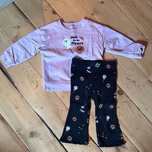 Carter's Pink and Black Halloween Treats Set